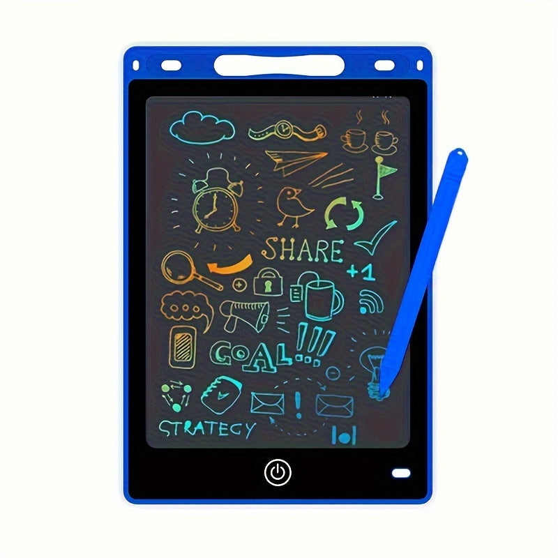 1pc LCD Writing Tablet, 8.5" Colorful Doodle Board, Erasable Drawing Pad for Kids, Educational Toy for Boys
