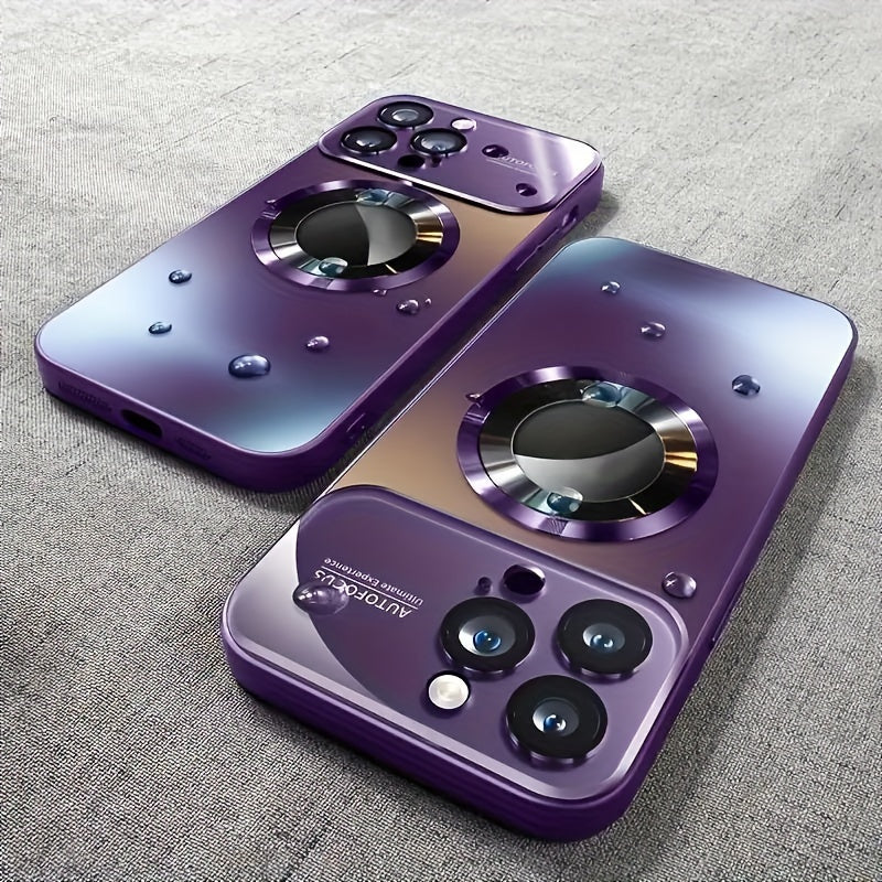 Luxury Matte Magnetic Wireless Charging Phone Case