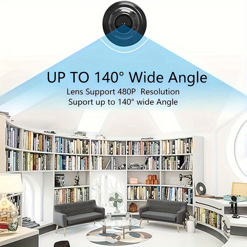 HEIMANO Smart Wireless Security Camera with Remote Viewing - Motion Alerts, Indoor Use, USB Powered, No Battery Needed (SD Card Not Included)