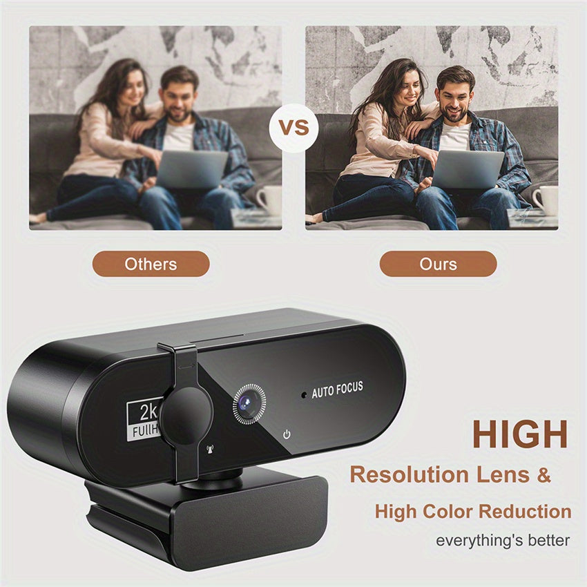 2K 4K Webcam 1080P With Microphone