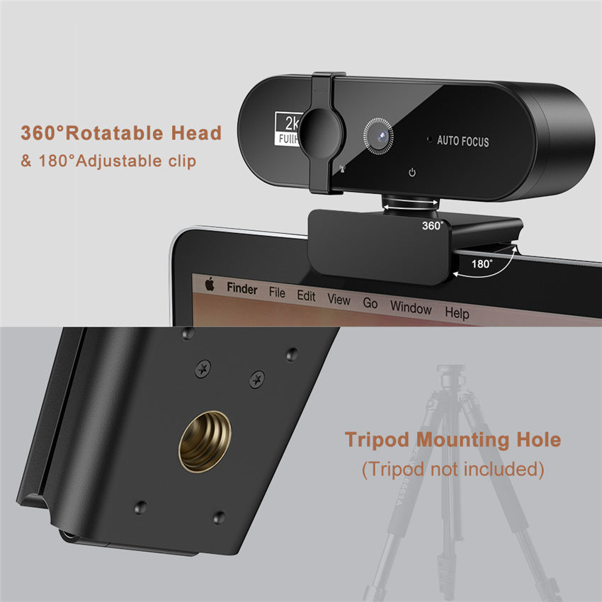 2K 4K Webcam 1080P With Microphone