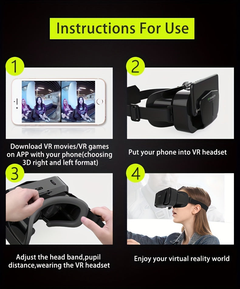 3D VR Gaming Headset For mobile phones
