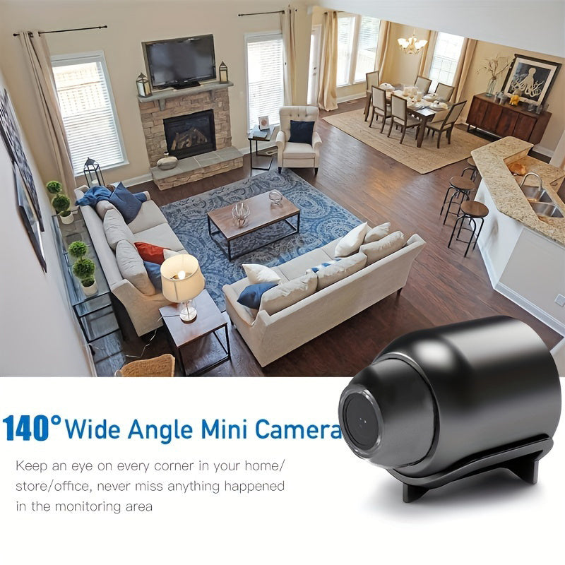 HEIMANO Smart Wireless Security Camera with Remote Viewing - Motion Alerts, Indoor Use, USB Powered, No Battery Needed (SD Card Not Included)