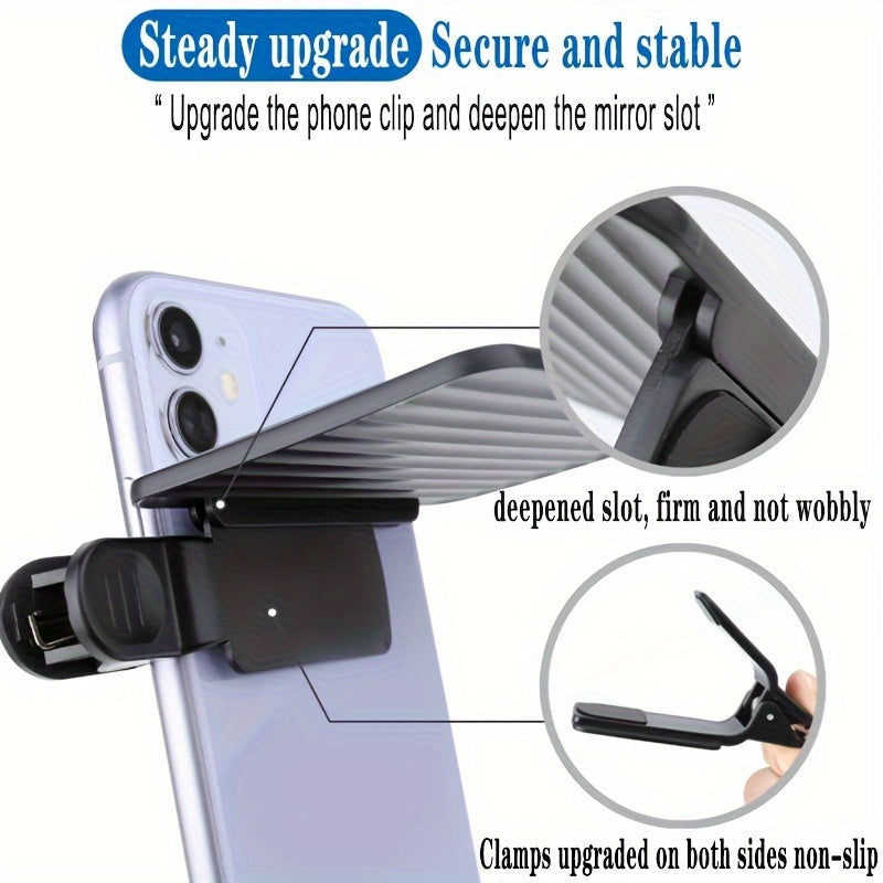 Sky Mirror Phone Camera Lens Attachment - Universal Clip-On Reflection Accessory for iPhone & Smartphones - Durable Plastic - For Travel & Selfie Lovers - Perfect Gift for Photographers & Social Media Enthusiasts