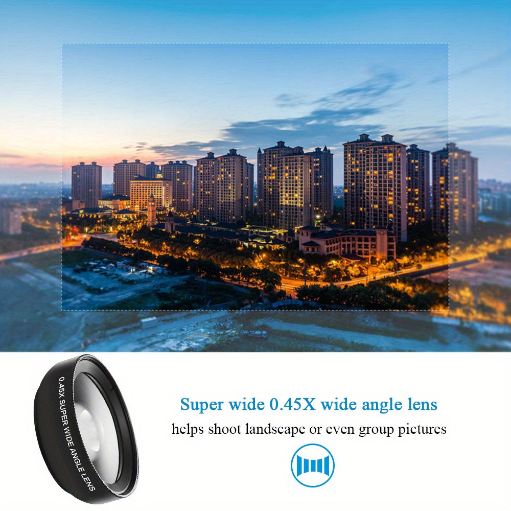 2-in-1 Universal Clip-On Phone Lens Kit