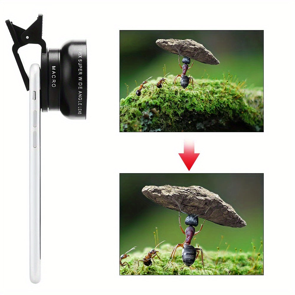 2-in-1 Universal Clip-On Phone Lens Kit