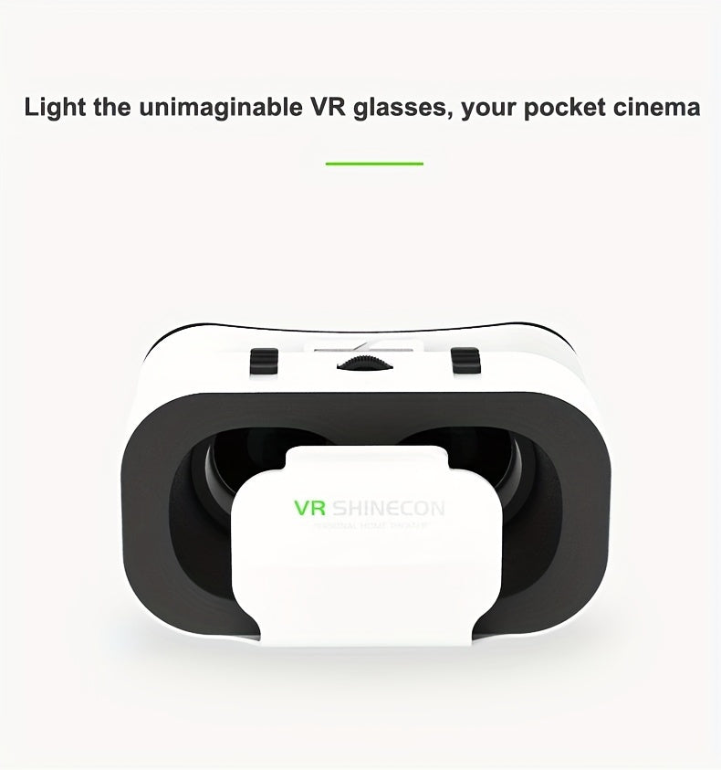 G05 3D Virtual Reality VR3D Glasses - Adjustable Lens Headset, Compatible with 4.7-6" Devices, No Power Required - For Entertainment Lovers - Enjoy Immersive TV, Movies & Videos
