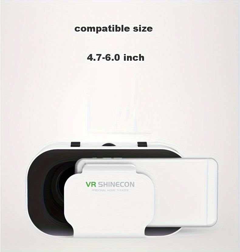 G05 3D Virtual Reality VR3D Glasses - Adjustable Lens Headset, Compatible with 4.7-6" Devices, No Power Required - For Entertainment Lovers - Enjoy Immersive TV, Movies & Videos