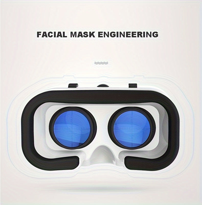 G05 3D Virtual Reality VR3D Glasses - Adjustable Lens Headset, Compatible with 4.7-6" Devices, No Power Required - For Entertainment Lovers - Enjoy Immersive TV, Movies & Videos