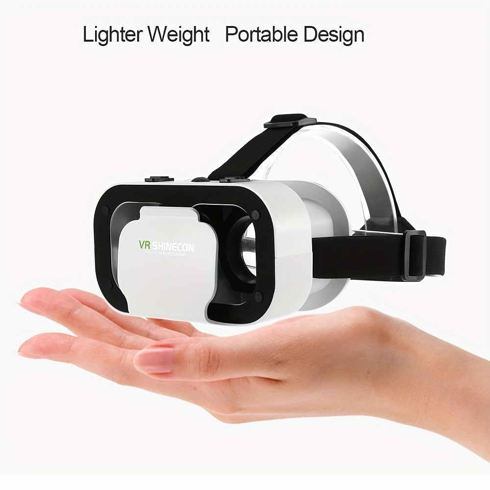 G05 3D Virtual Reality VR3D Glasses - Adjustable Lens Headset, Compatible with 4.7-6" Devices, No Power Required - For Entertainment Lovers - Enjoy Immersive TV, Movies & Videos