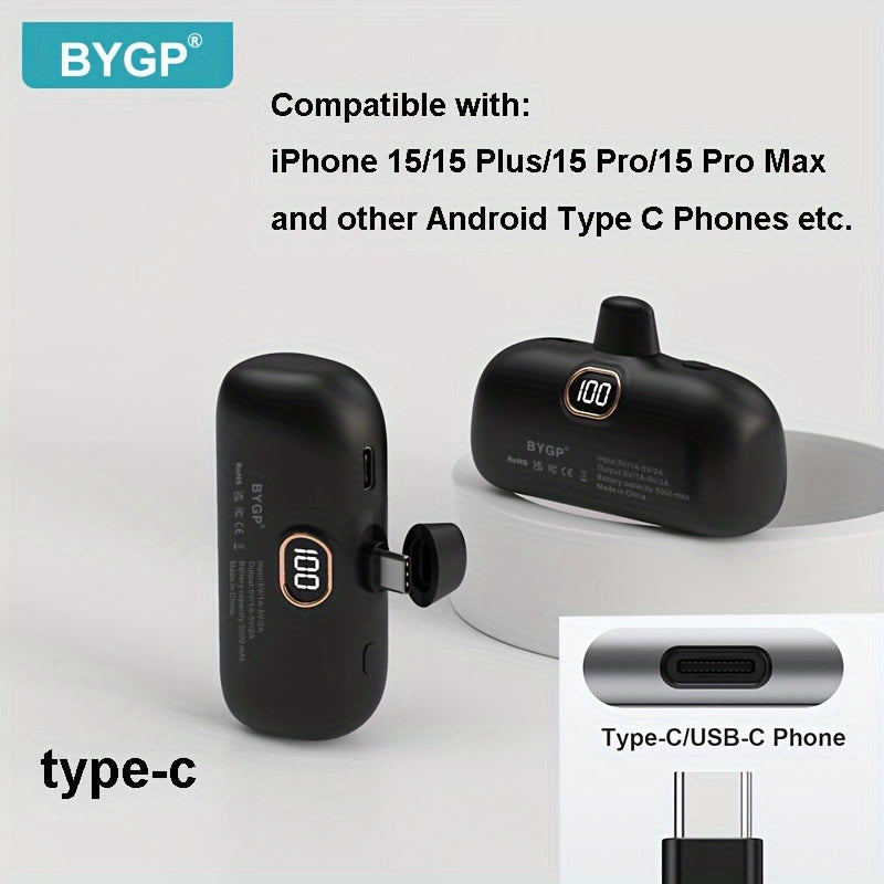 BYGP 5000mAh Mini Portable Charger