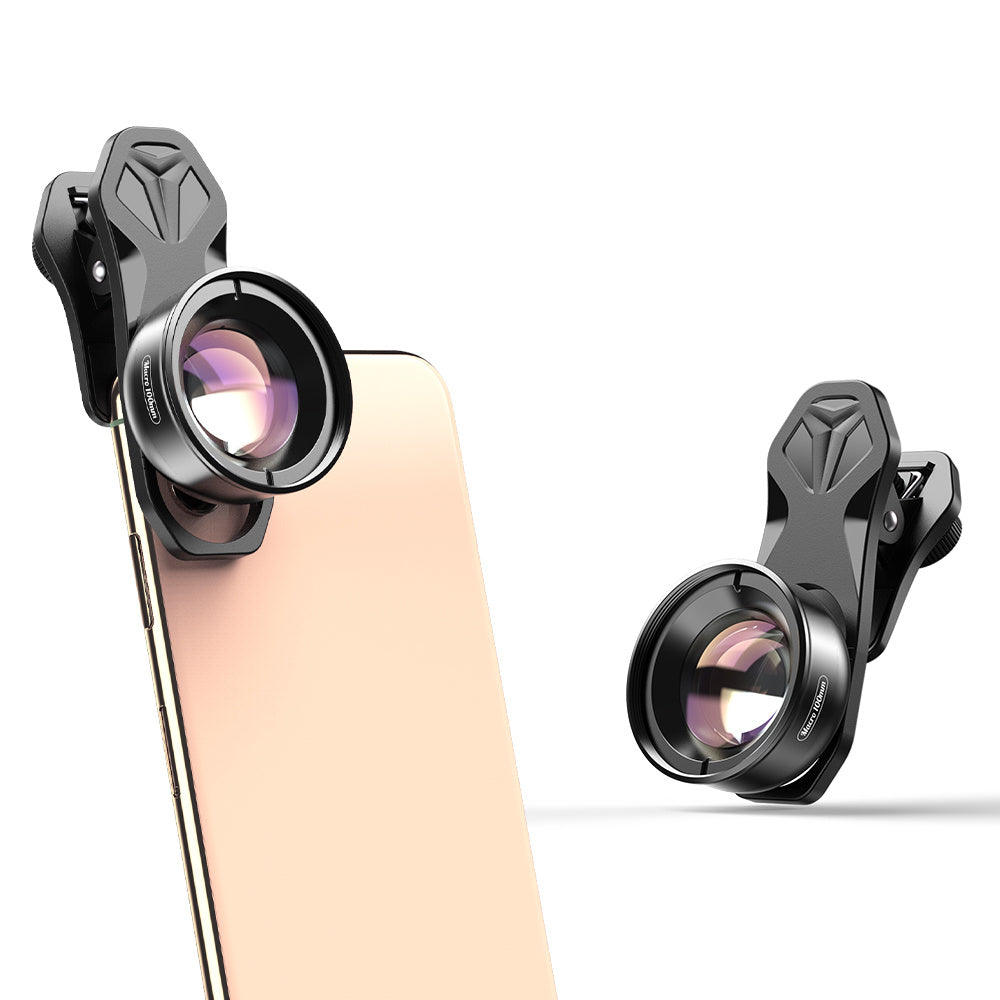 APEXEL HD Optic Camera Phone Lens 100mm Macro Lens With 17mm Universal Clip For IPhone Samsung Xiaomi Most Smartphones