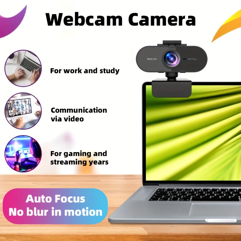 Upgraded Full HD 1080P Webcam