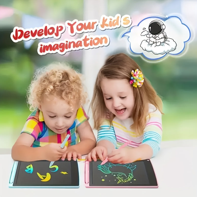 1pc LCD Writing Tablet, 8.5" Colorful Doodle Board, Erasable Drawing Pad for Kids, Educational Toy for Boys