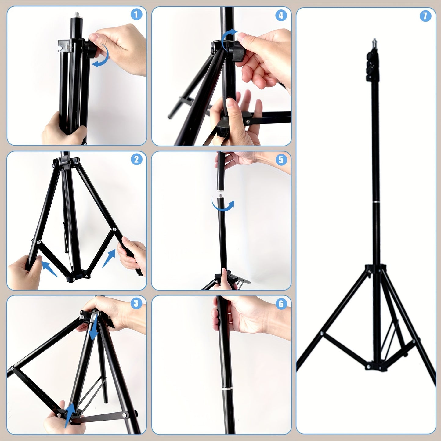 BTFOOR 11" LED Ring Light with Adjustable Tripod Stand - USB Powered, Ideal for Vlogging, Photography, Live Streaming & Makeup Sessions