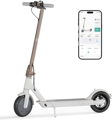 Commugo Electric Scooter for Adults 300 lbs, 8.5 Inch/10 Inch Tires, 500W Peak Motor 19 Mph Speed, 17/21 Miles Max Range Foldable Commute E-Scooter with Dual Braking System, App Control