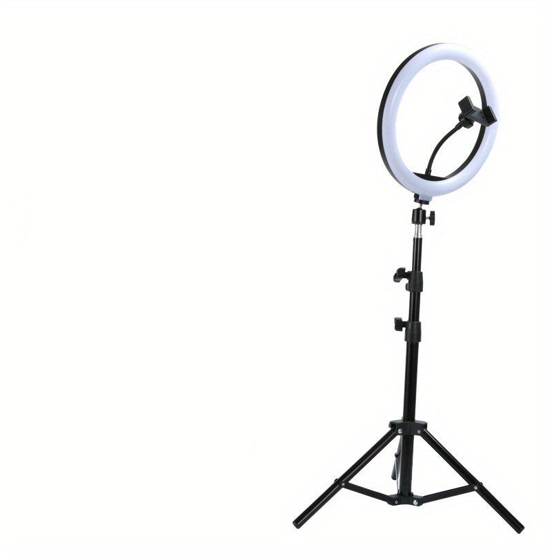 10" LED Circle Light With Flexible Tripod Stand & Phone Holder
