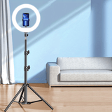 Ringlight 13 Inch Selfie Ringlight With Tripod Stand & Flexible Phone Holder, Dimmable Led Light Stand Gift For Birthday/Easter/President's Day/Boy/Girlfriends