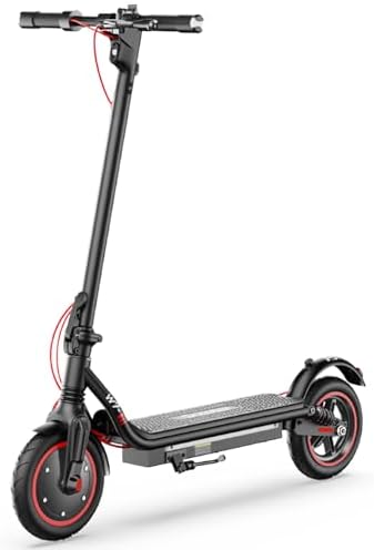 iScooter Electric Scooter, Top Speed 22/25 MPH E-Scooter Up to 18/25 Miles Range, Folding Commuting Electric Scooter for Adults with Turn Signal-360 ° Lighting - 8.5/9.3" Tires/264 Lbs Load W7 & W8