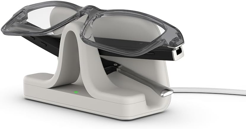 Amazon Echo Frames (3rd Gen) Echo Pop | Smart glasses with Alexa | Round frames in Blue Tortoise with prescription ready lenses
