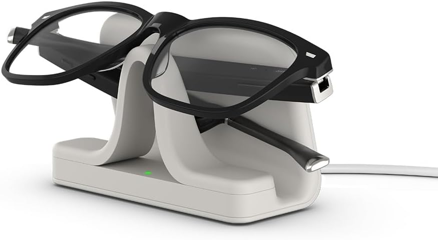 Amazon Echo Frames (3rd Gen) Echo Pop | Smart glasses with Alexa | Round frames in Blue Tortoise with prescription ready lenses