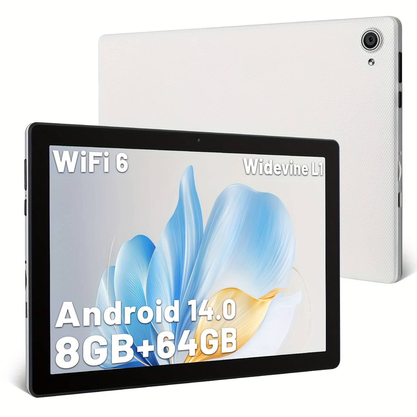 AEEZO Android 14 Tablet, Octa-Core Android Tablet, 83 5GB RAM 64GB ROM Expand To 1TB, 10 Inch Tablet, WiFi 6, Fast Charging, 5MP 8MP Dual Camera, 4G Dongle Wireless Internet, Widevine L1 Supported, Best Gift For Birthday/Christmas/New Year/Gifts For Frie