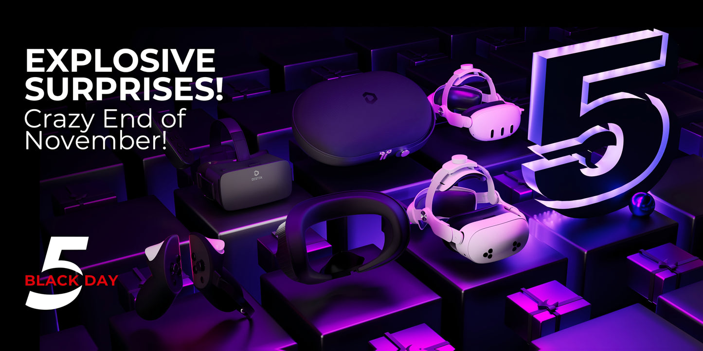 DESTEK V5 VR Headset for Smartphone - Includes Remote and Free VR App with QR Code