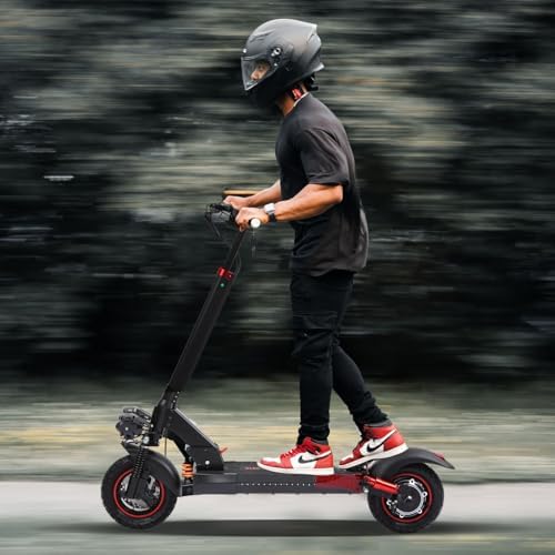 Electric Scooter Adults, 15/18/21AH Big Battery, 600/800/1200W Motor, 10"/11" Off Road Tire, Folding E Scooter with Seat
