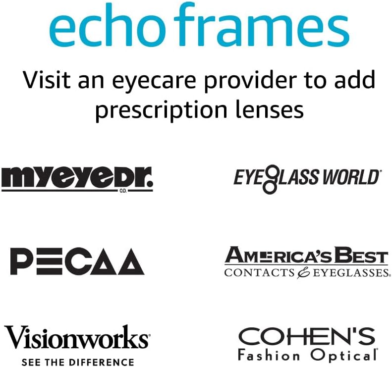 Amazon Echo Frames (3rd Gen) Echo Pop | Smart glasses with Alexa | Round frames in Blue Tortoise with prescription ready lenses