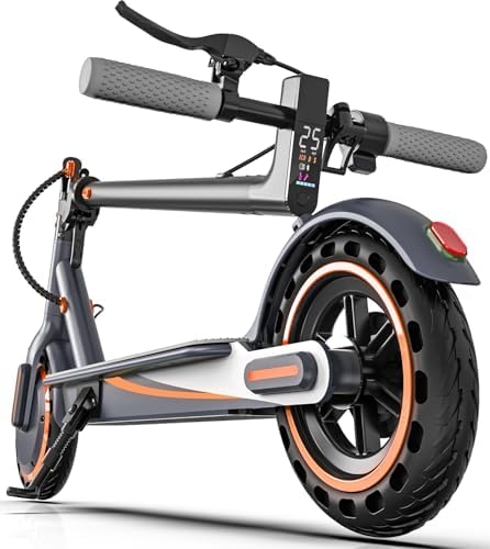 Electric Scooter Adults, Up to 22 Mph, 350W Motor Peak 500W, Foldable E-Scooter for Adults, Escooter Adults with App Control, Dual Syspension with Turn Signal Light, Dual Braking