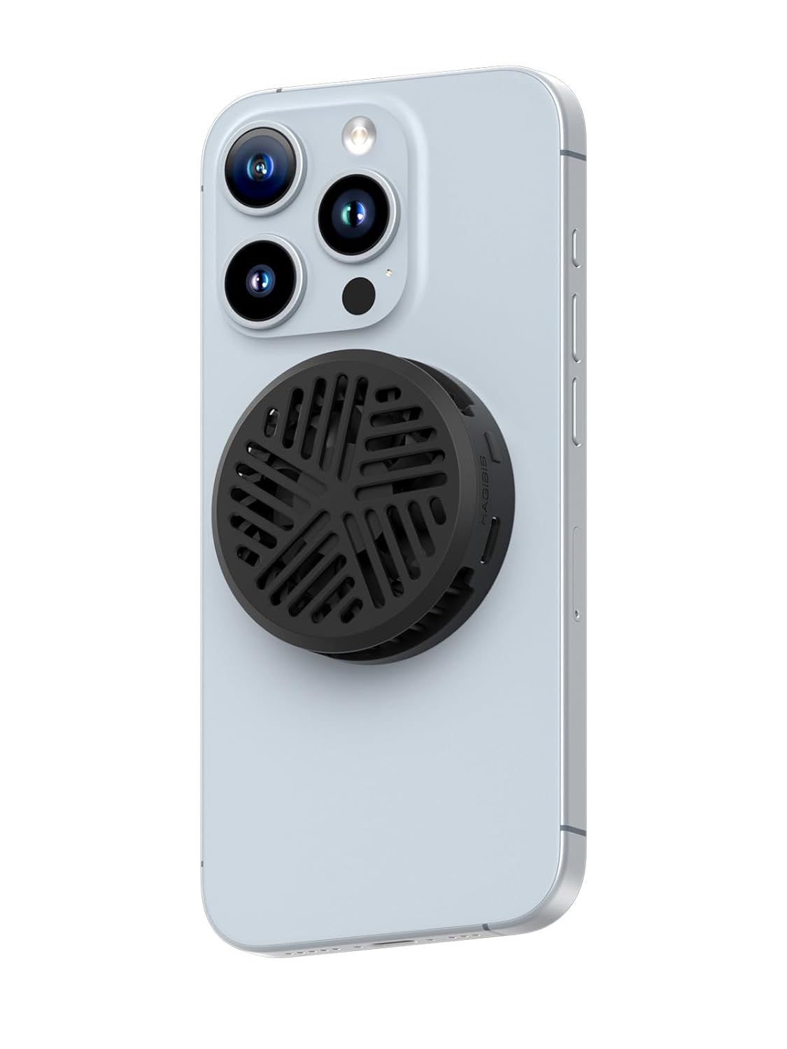 Hagibis Magnetic Cell Phone Cooler Ultrathin Cooling Fan Portable Lightweight Mobile Phone Radiator for iPhone 16 15 Pro Max, MagSafe Series, iPad Pro, Android, Tablet (Grey)