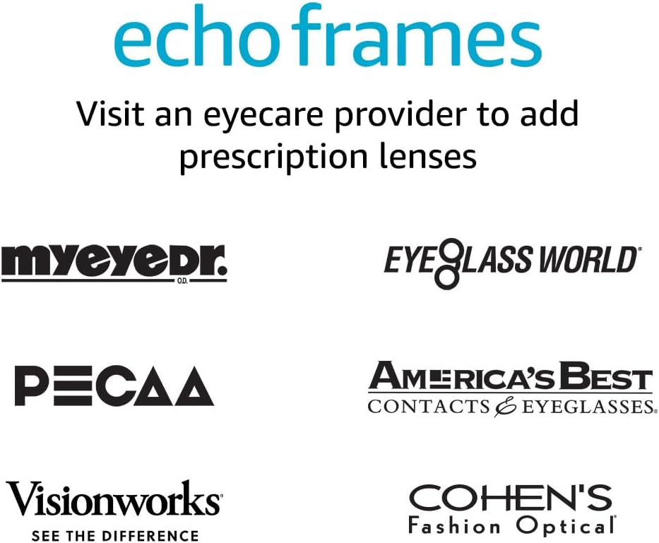 Amazon Echo Frames (3rd Gen) Echo Pop | Smart glasses with Alexa | Round frames in Blue Tortoise with prescription ready lenses
