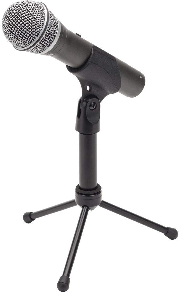 Samson Technologies Q2U USB/XLR Dynamic Microphone Recording and Podcasting Pack (Includes Mic Clip, Desktop Stand, Windscreen and Cables), Silver