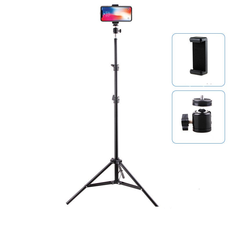 82.67in Lightweight Phone Tripod, Extendable Selfie Stick Tripod Stand With Cell Phone Holder & Carry Bag For Video Recording/Photography/Live Streaming Camera Tripod For Women, live Streaming