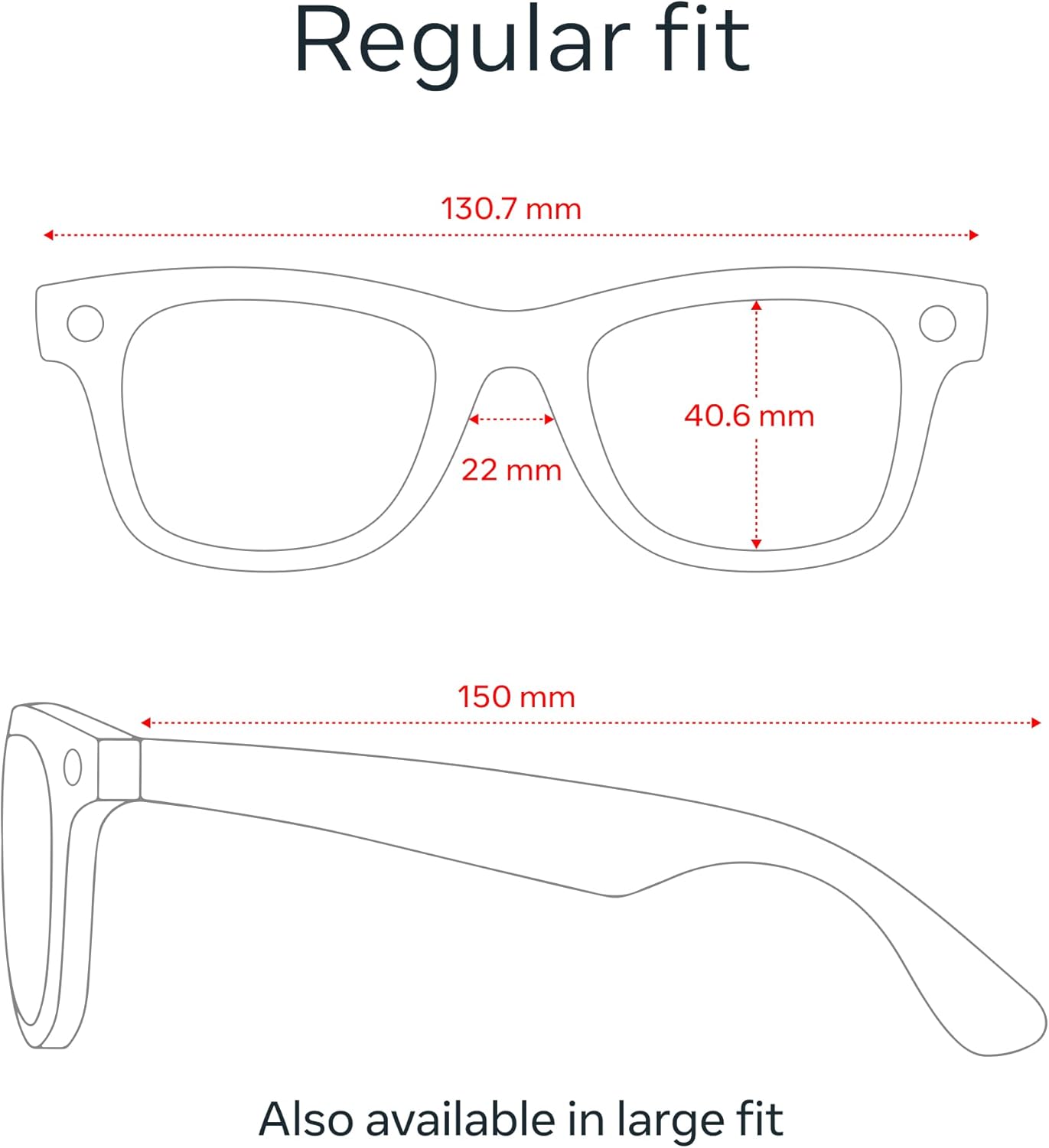 Ray-Ban | Meta Smart Glasses, Wayfarer