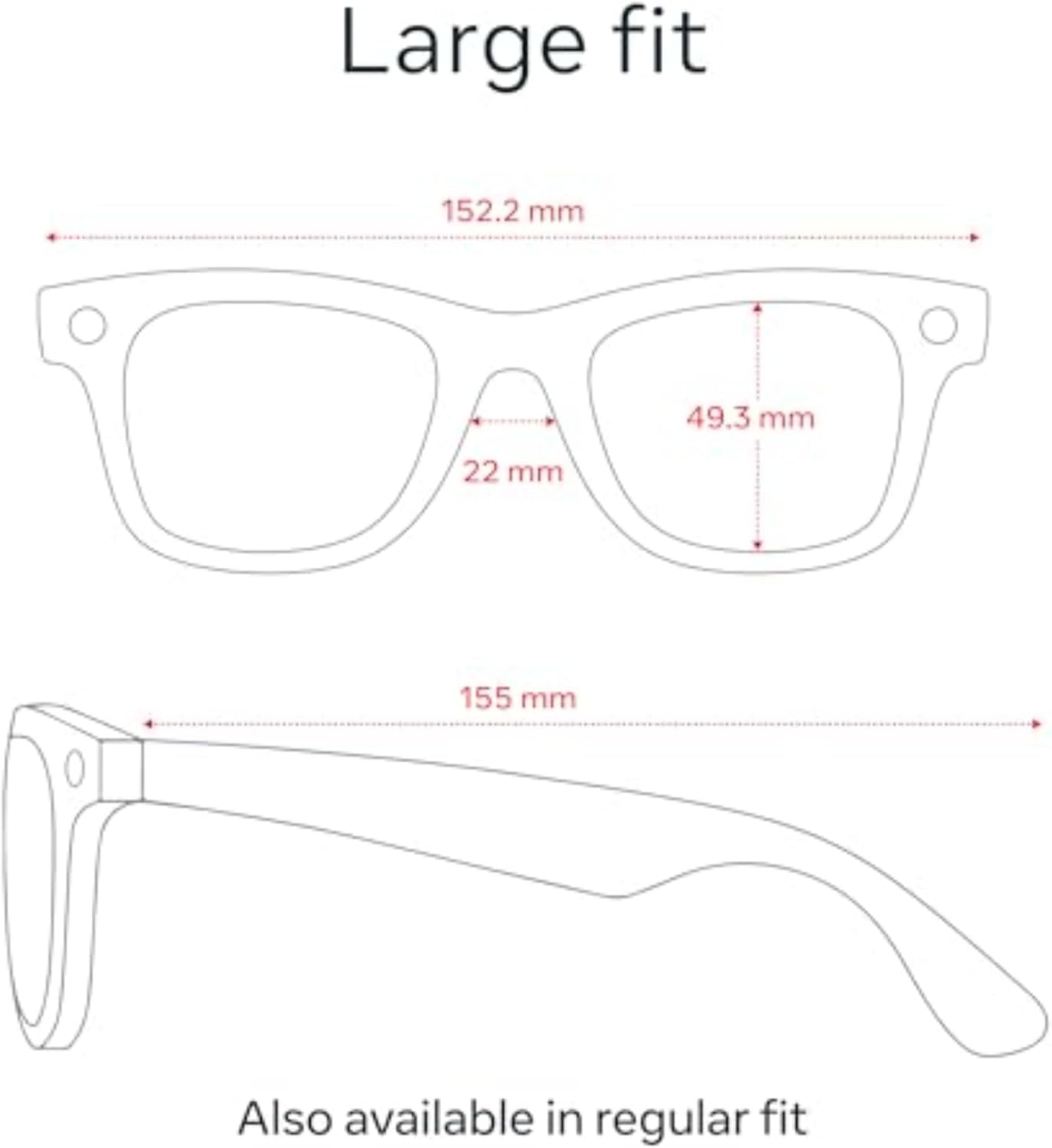 Ray-Ban | Meta Smart Glasses, Wayfarer