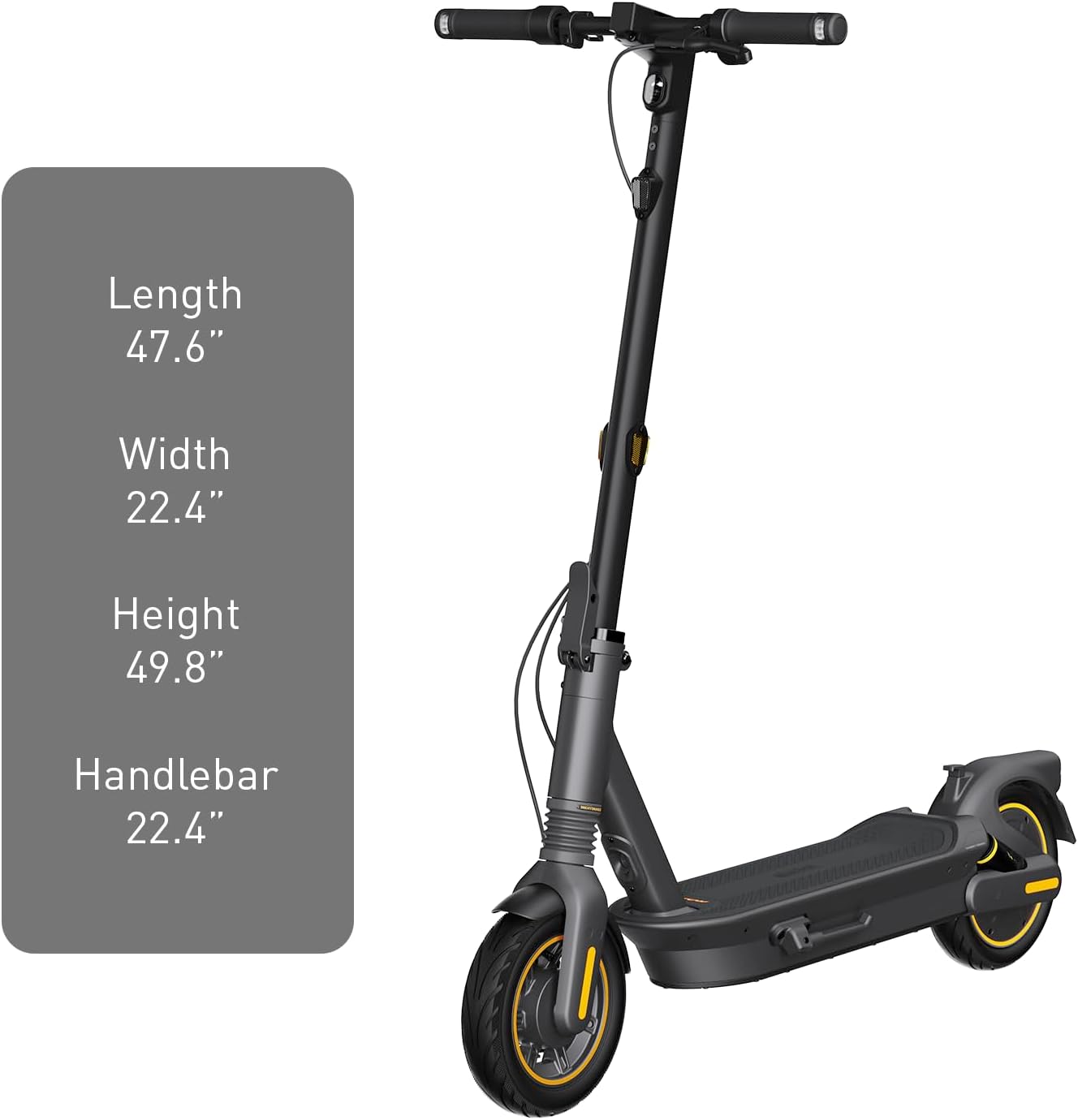 Segway Ninebot MAX Electric Kick Scooter w/Powerful Motor, Long Miles Range, 18.6 & 22mph Top Speed, Dual Suspension (MAX G2 Only), Scooter for Adults UL-2271 2272 Certified