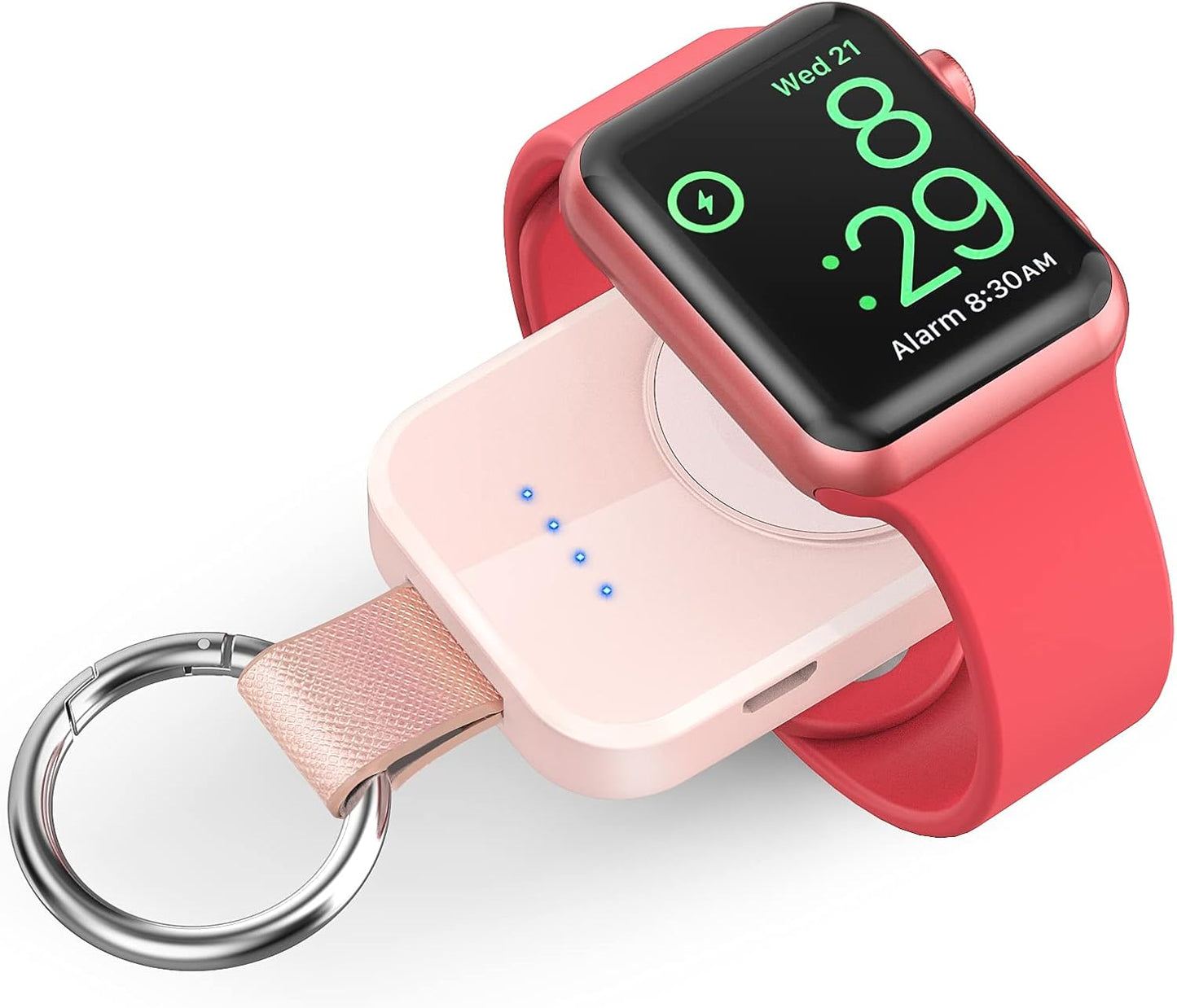 i.VALUX for Apple Watch Charger Portable Magnetic i Watch Charger, Keychain Travel Accessories Smart Wireless Charging Battery Pack Power Bank for Apple Watch Series 10/9/8/7/6/5/4/3/2/1/SE/Ultra1 2