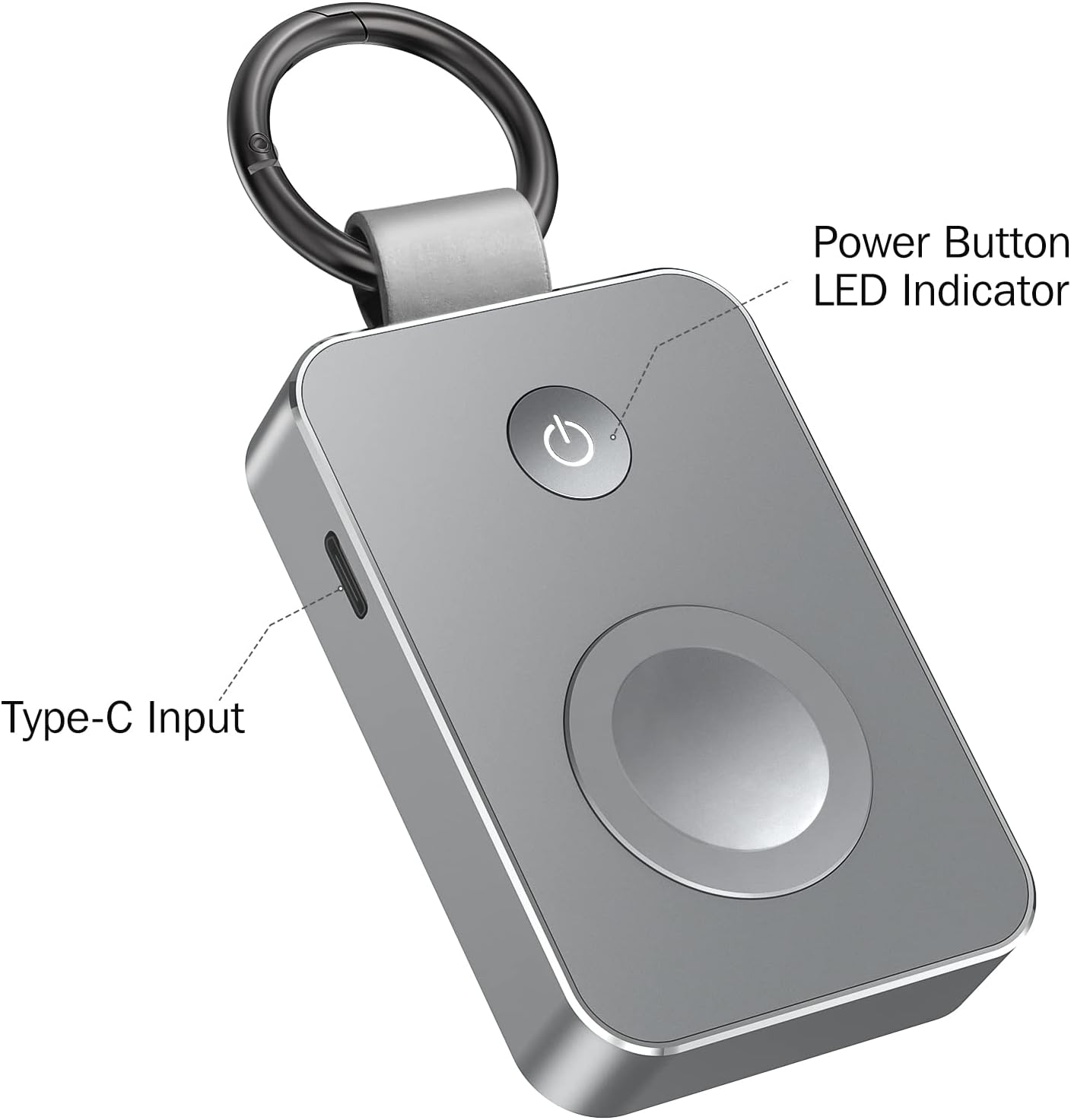 i.VALUX for Apple Watch Charger Portable Magnetic i Watch Charger, Keychain Travel Accessories Smart Wireless Charging Battery Pack Power Bank for Apple Watch Series 10/9/8/7/6/5/4/3/2/1/SE/Ultra1 2
