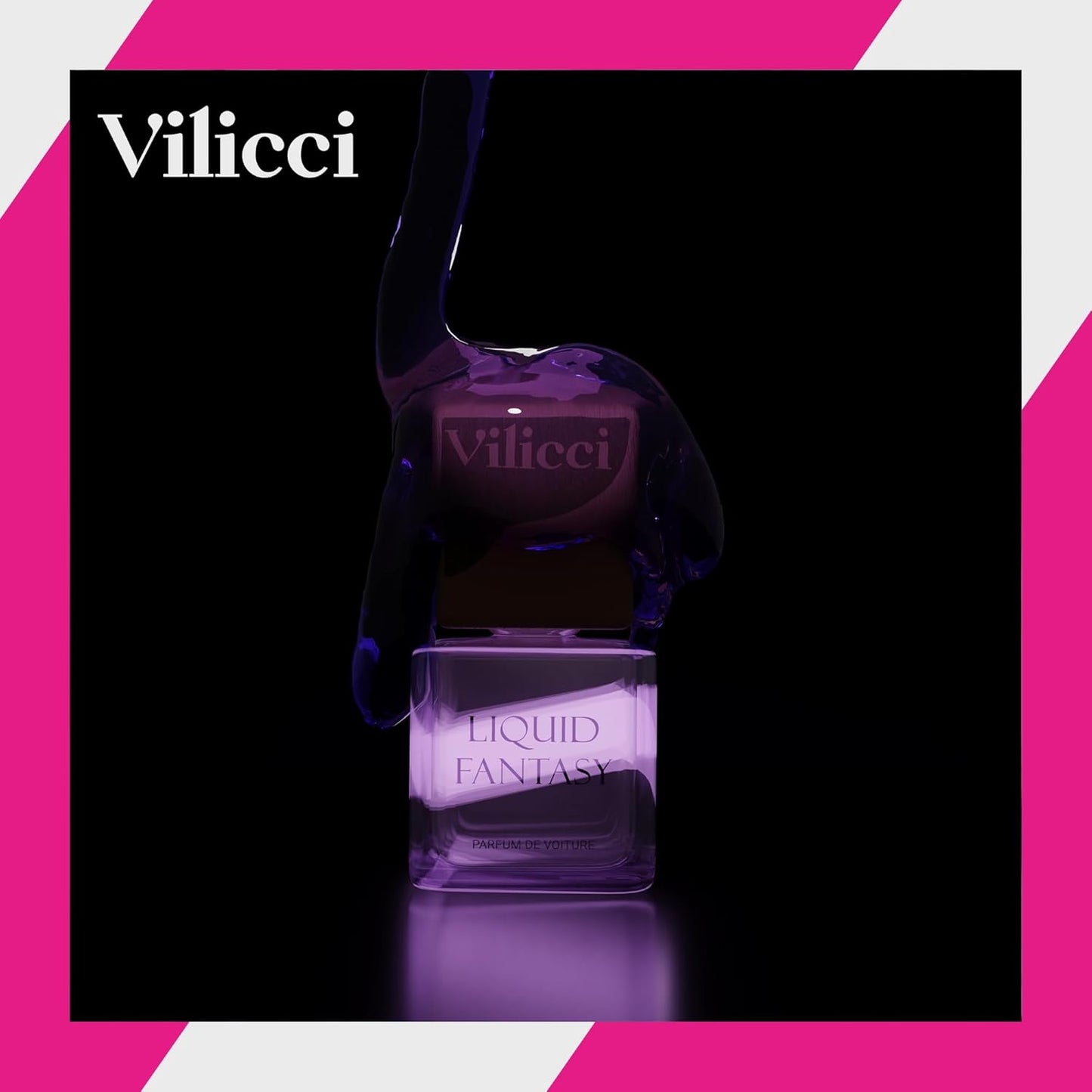 Vilicci Car Air Freshener - Tobacco Vanilla Scent - Elegant Car Fresheners, Air Freshener for Car, Premium Car Hanging Air Freshener, Long-Lasting Fragrance for Auto and Home, 1 Bottle