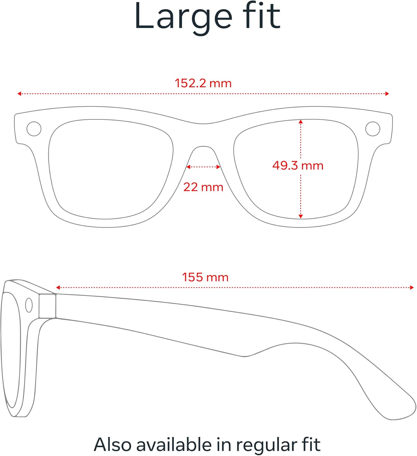 Ray-Ban | Meta Smart Glasses, Wayfarer