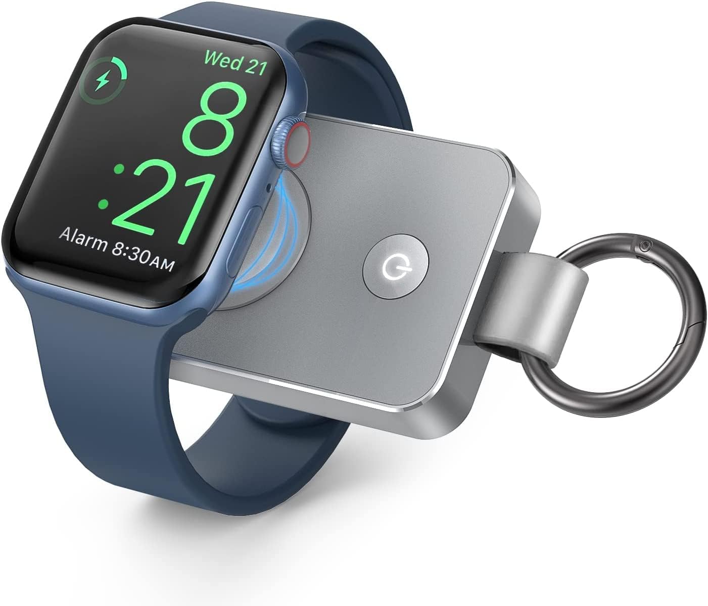 i.VALUX for Apple Watch Charger Portable Magnetic i Watch Charger, Keychain Travel Accessories Smart Wireless Charging Battery Pack Power Bank for Apple Watch Series 10/9/8/7/6/5/4/3/2/1/SE/Ultra1 2
