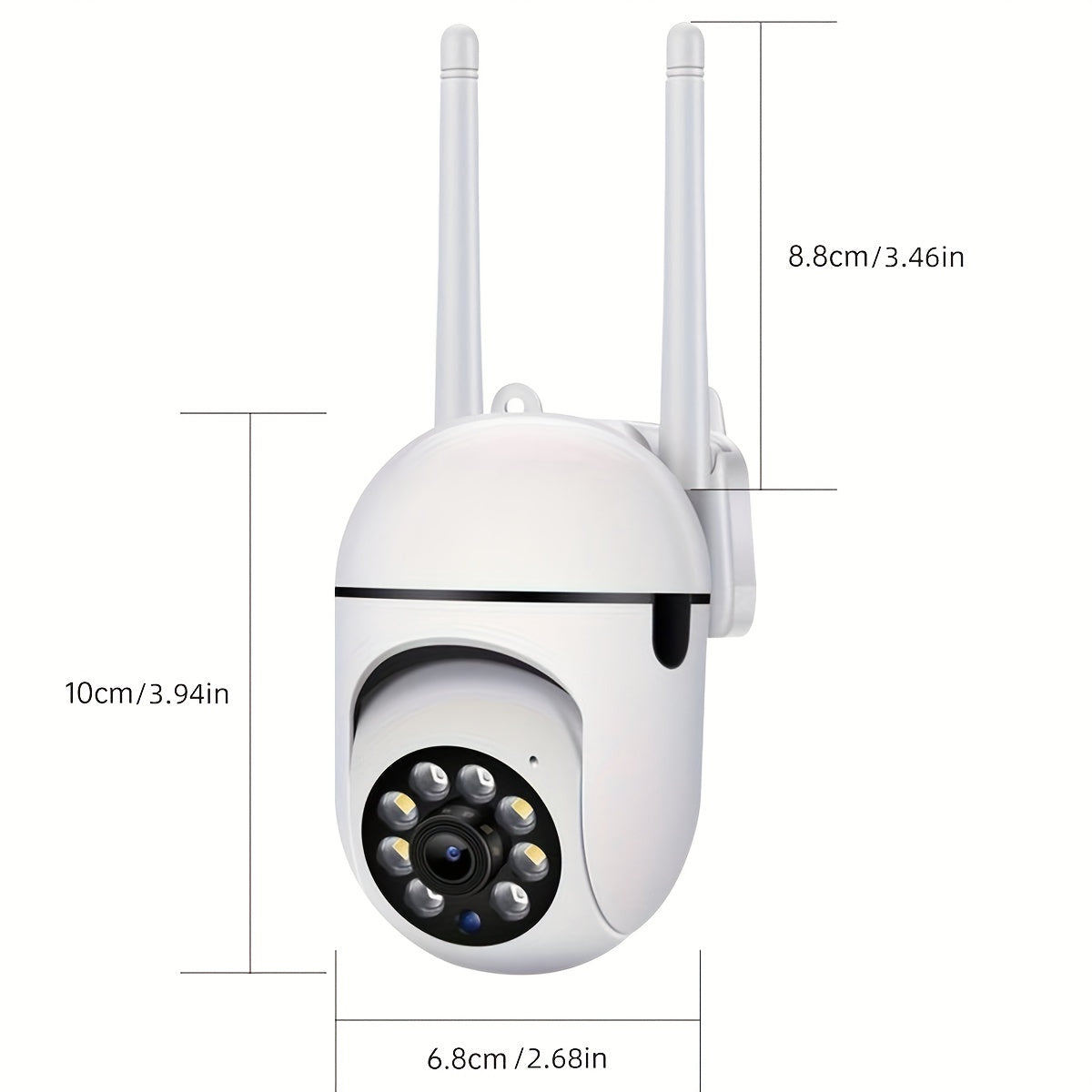 Full Color Night Vision Wireless 1080p HD Indoor/Outdoor Camera 2 Way Audio