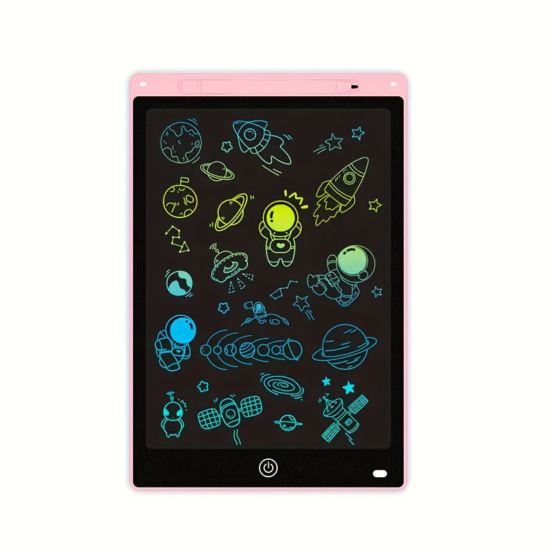 Youngsters' Erasable Drawing Board with Eye Protection - Reusable, No-Glare Color Doodle