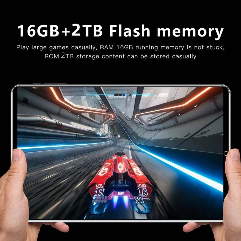 Android13 Slim Tablet, 10.1-Inch Large Screen, 1920 X 1200 Display, 8800mAh Battery, Front And Rear Cameras, Dual Speakers, 8 256GB Storage