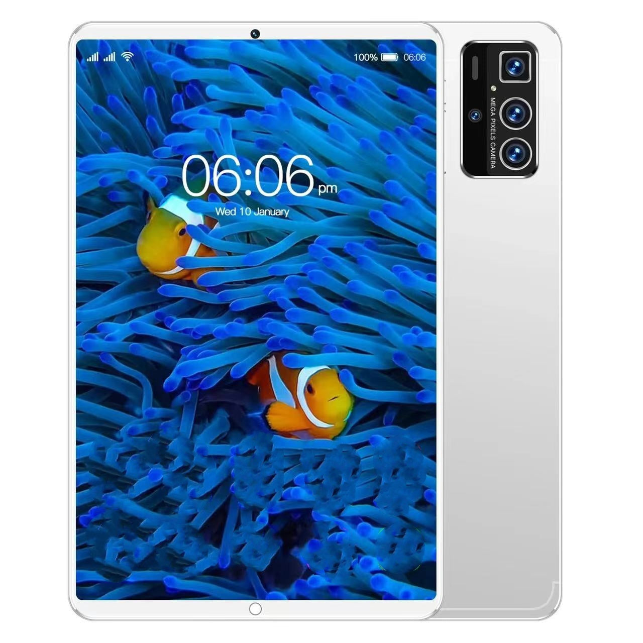 Android13 Slim Tablet, 10.1-Inch Large Screen, 1920 X 1200 Display, 8800mAh Battery, Front And Rear Cameras, Dual Speakers, 8 256GB Storage