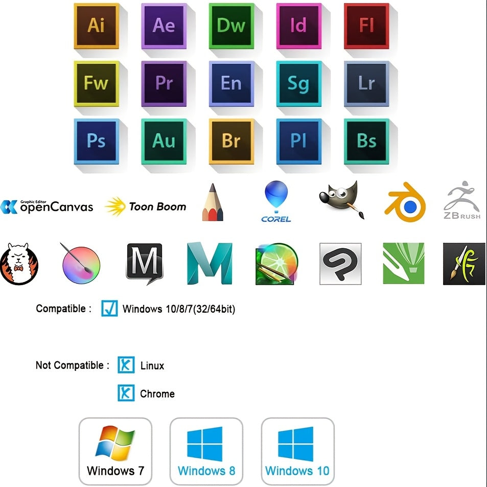 Graphics Drawing Tablets, UGEE M708 10 X 6 Inch Large Active Area Drawing Tablet With 8 Hot Keys 8192 Levels Pen Graphic Tablets For Computer Digital Art Creation Sketch For Windows Mac Os And Linux
