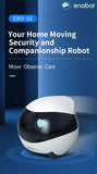 Enabot SE Home Security Camera, EBO Movable Indoor Smart Robot, 2-Way Audio, Night Vision, Auto Self-Charging, 1080P HD Video, APP WiFi Remote Control, Local SD Card Data Storage, Fix-Point Patrol And Auto Cruise For Pets, Babies And Elderly Companionshi