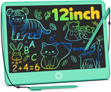 BAVEEL LCD Writing Tablet, 12 Inch Colorful Toddler Doodle Board Reusable Drawing Tablet, Educational and Learning Toy for 3 4 5 6 Years Old Boy and Girls, for Kids Toddlers