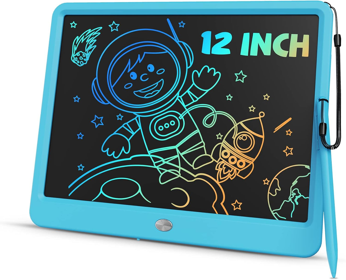 TEKFUN Teen Girl Gifts Ideas, 15inch LCD Writing Tablet for Kids Age 8-10 and Up, Doodle Board 4 5 6 7 Year Old Girl Toys, Mothdays Day Gifts Homeschool Supplies Easter Gifts for Toddlers (Pink)